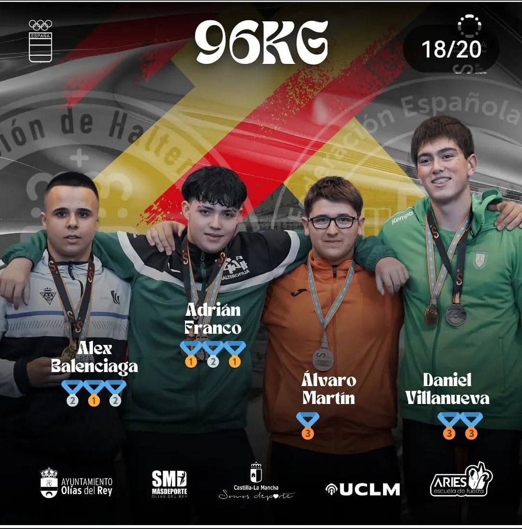 Seis medallas y varios récords navarros en el Campeonato de España Sub-17